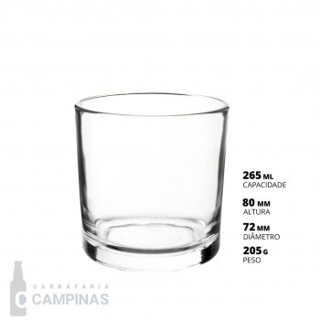 POTE VELA 265ML - CAIXA COM 24 UNIDADES