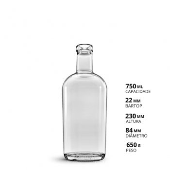 GARRAFA CRISTAL 750ML